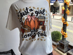 Girl loves fall