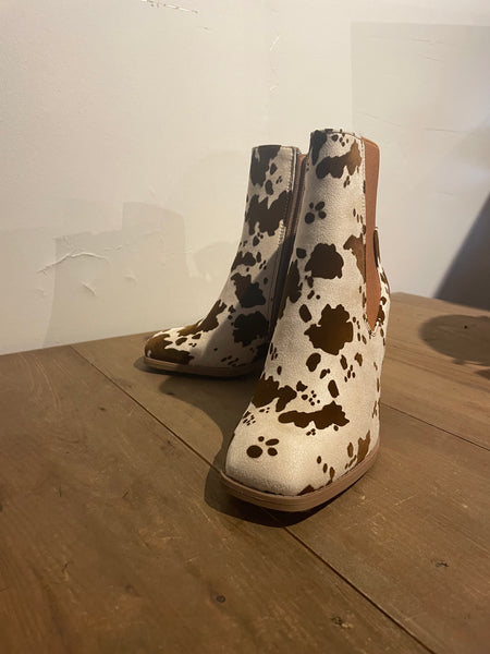 Cow print shoes